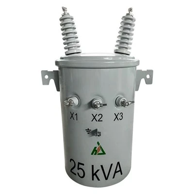 Transformateur monté sur poteau de 25 Kva
