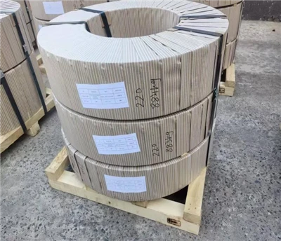 Bande d'acier au silicium orientée
